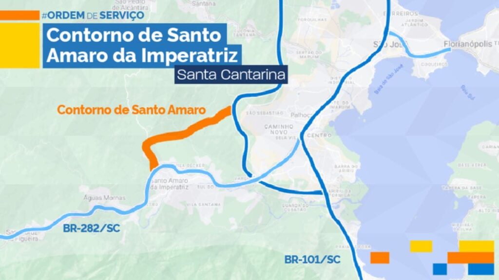 Atraso no Contorno de Santo Amaro da Imperatriz: Motoristas Enfrentam a Saturação da BR-282 Imagem do artigo