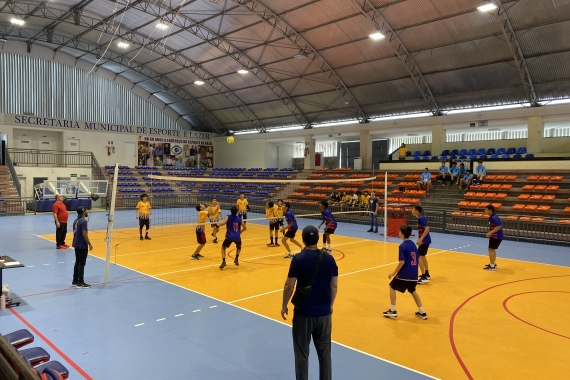 Vôlei Infantil Brilha no JEMs 2025 no Palácio dos Esportes Djalma Maranhão Imagem do artigo