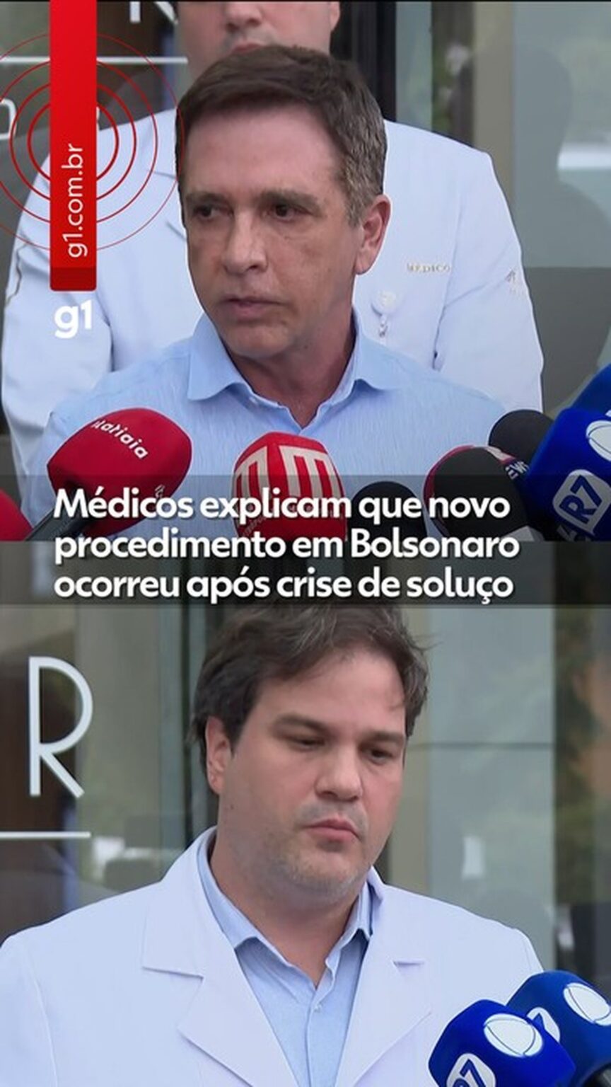 Ex-presidente Bolsonaro se submete a procedimento para aliviar crise de soluços; nova intervenção pr