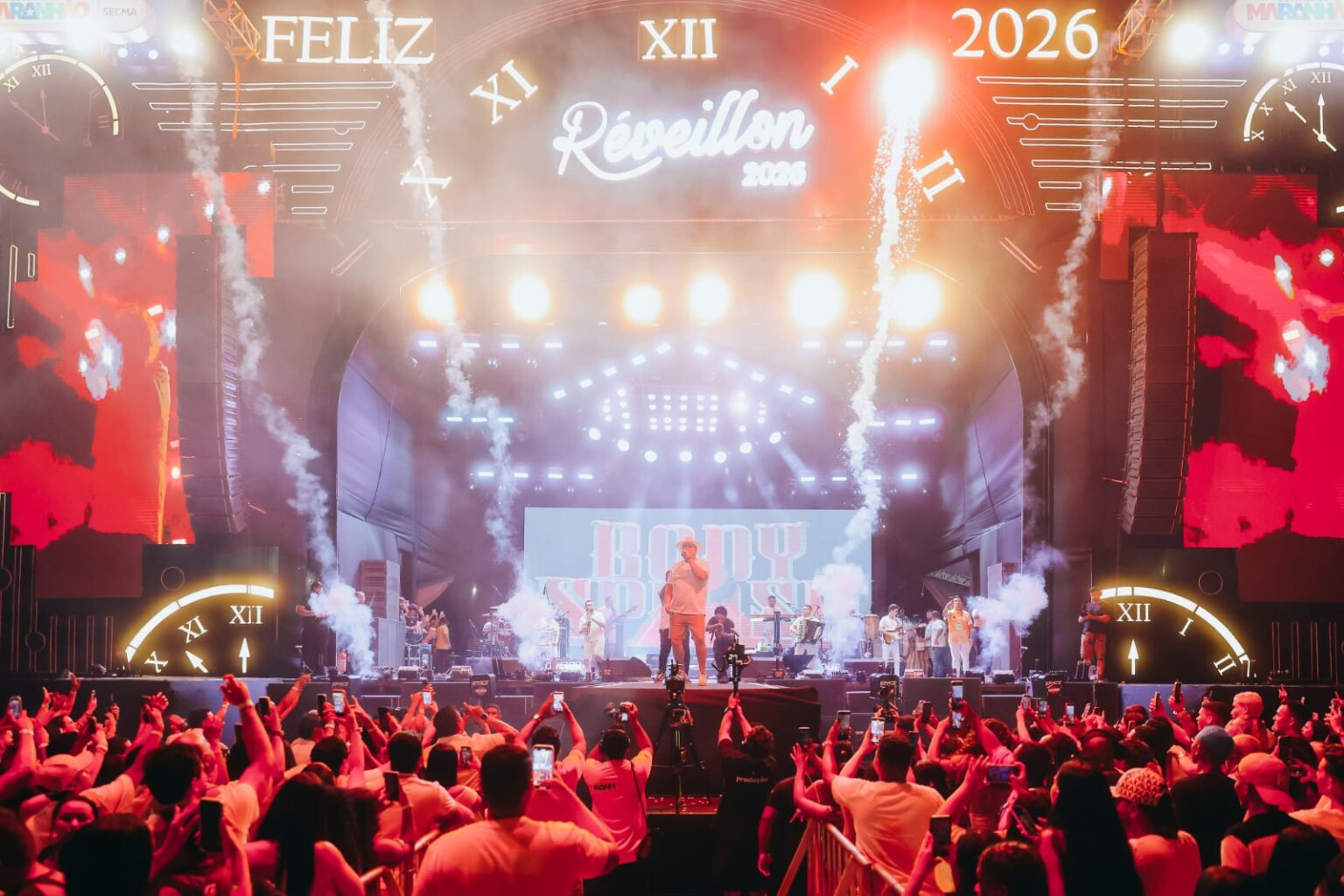 Réveillon do Maranhão: 300 mil pessoas celebram a chegada de 2026 na Avenida Litorânea