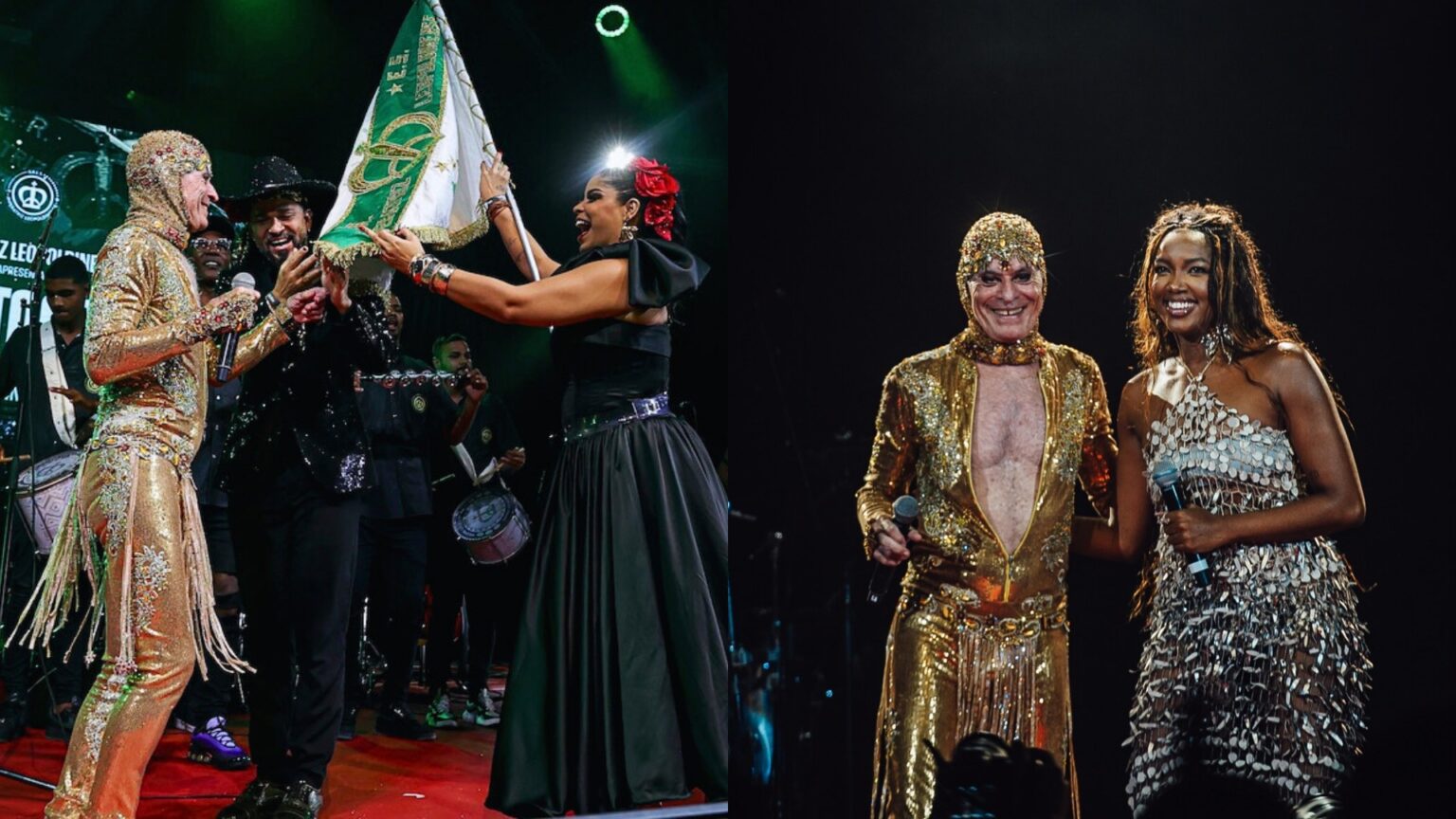 Imperatriz Leopoldinense e IZA Brilham em Show de Ney Matogrosso no Rio de Janeiro