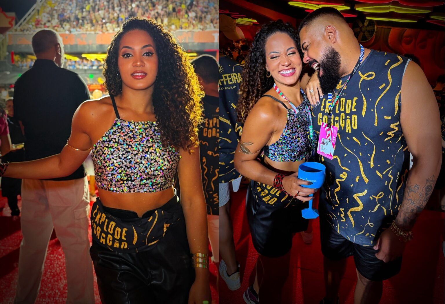 Laryssa Victória é a Nova Porta-Bandeira do Salgueiro e Namorada do Mestre de Bateria