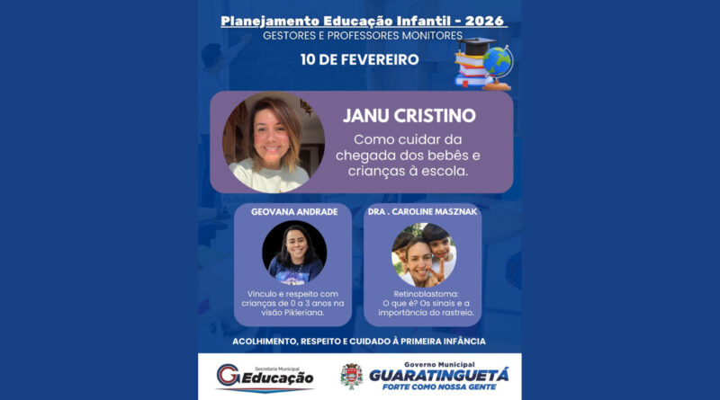 Planejamento da Educação Infantil 2026: Ações para o Futuro da Educação em Guaratinguetá Planejamento da Educação Infantil 2026: Ações para o Futuro da Educação em Guaratinguetá