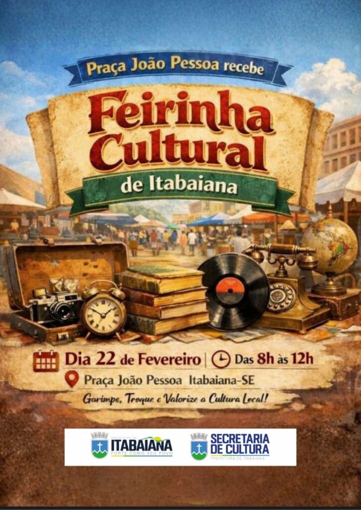 Segunda Edição da 'Feirinha Cultural' em Itabaiana Promete Atrações Imperdíveis