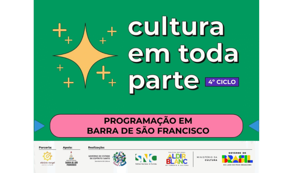 Cultura em Toda Parte: Oficinas e Shows Gratuitos em Barra de São Francisco