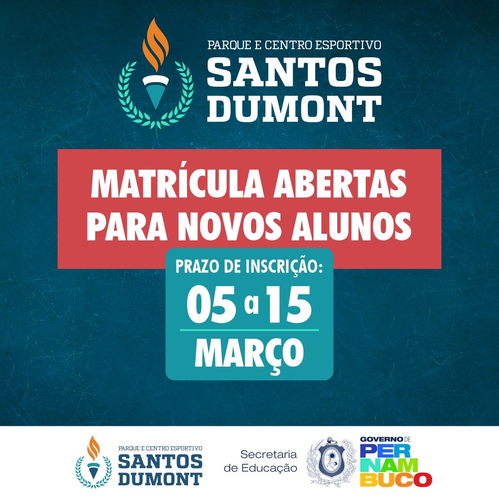 Matrículas Abertas para Atividades Esportivas no Parque Santos Dumont em 2026 Matrículas Abertas para Atividades Esportivas no Parque Santos Dumont em 2026