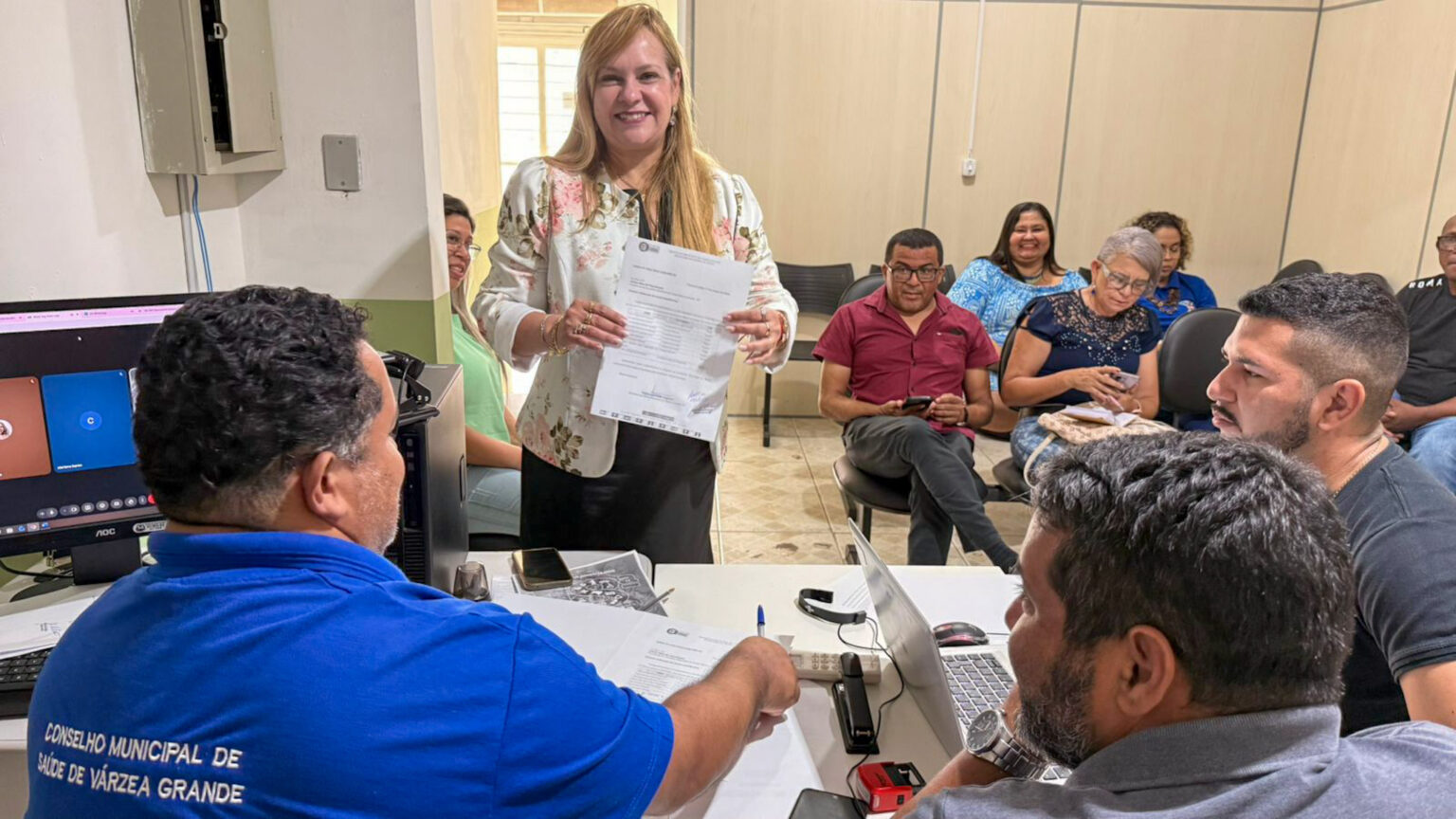 Secretária de Saúde de Várzea Grande é Empossada como Conselheira Nata e Destaque no Controle Social