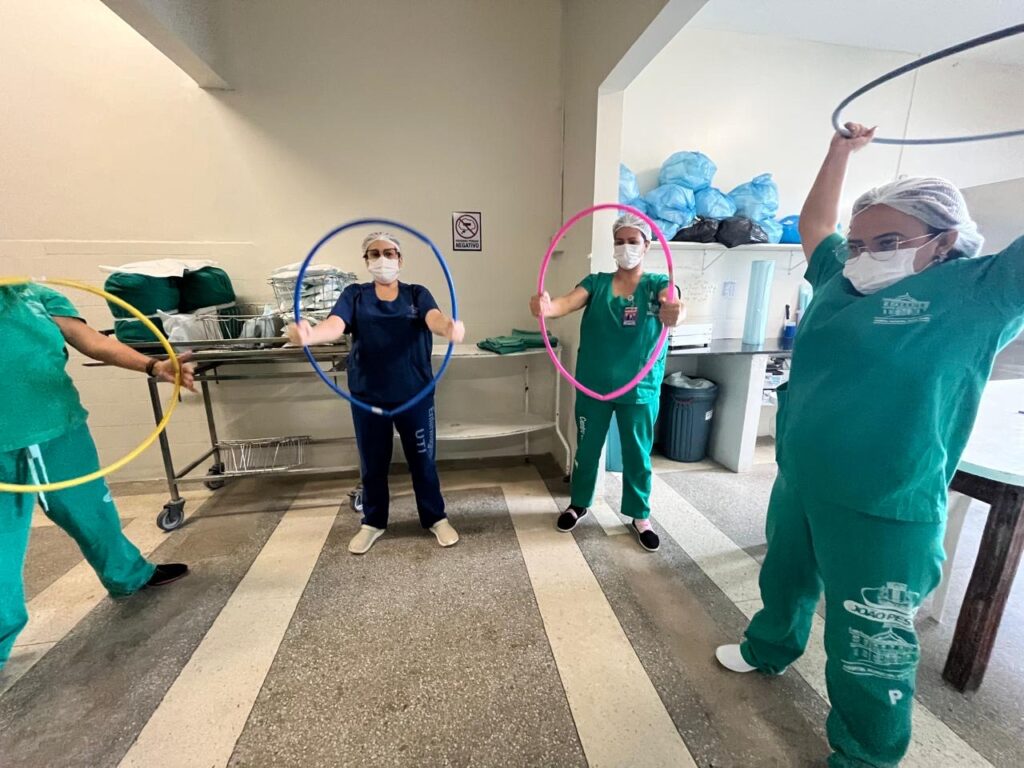 Ginástica Laboral: Benefícios para a Saúde e Desempenho no Hospital Municipal Santa Isabel