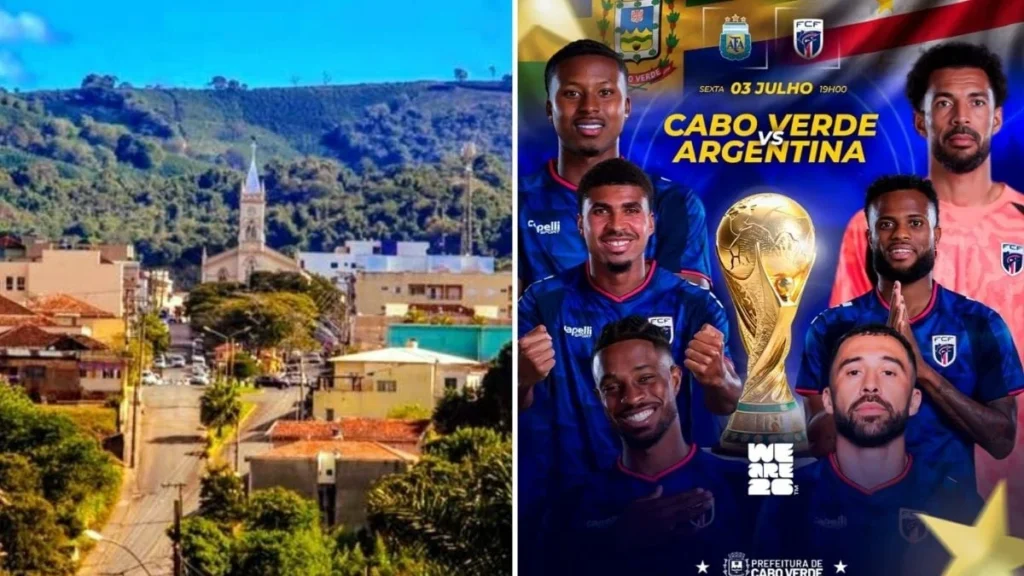 Nossa torcida atravessa o oceano: Cabo Verde (MG) apoia seleção cabo-verdiana na Copa 2026